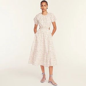 [NWT] JCREW Back Cutout Floral Dress